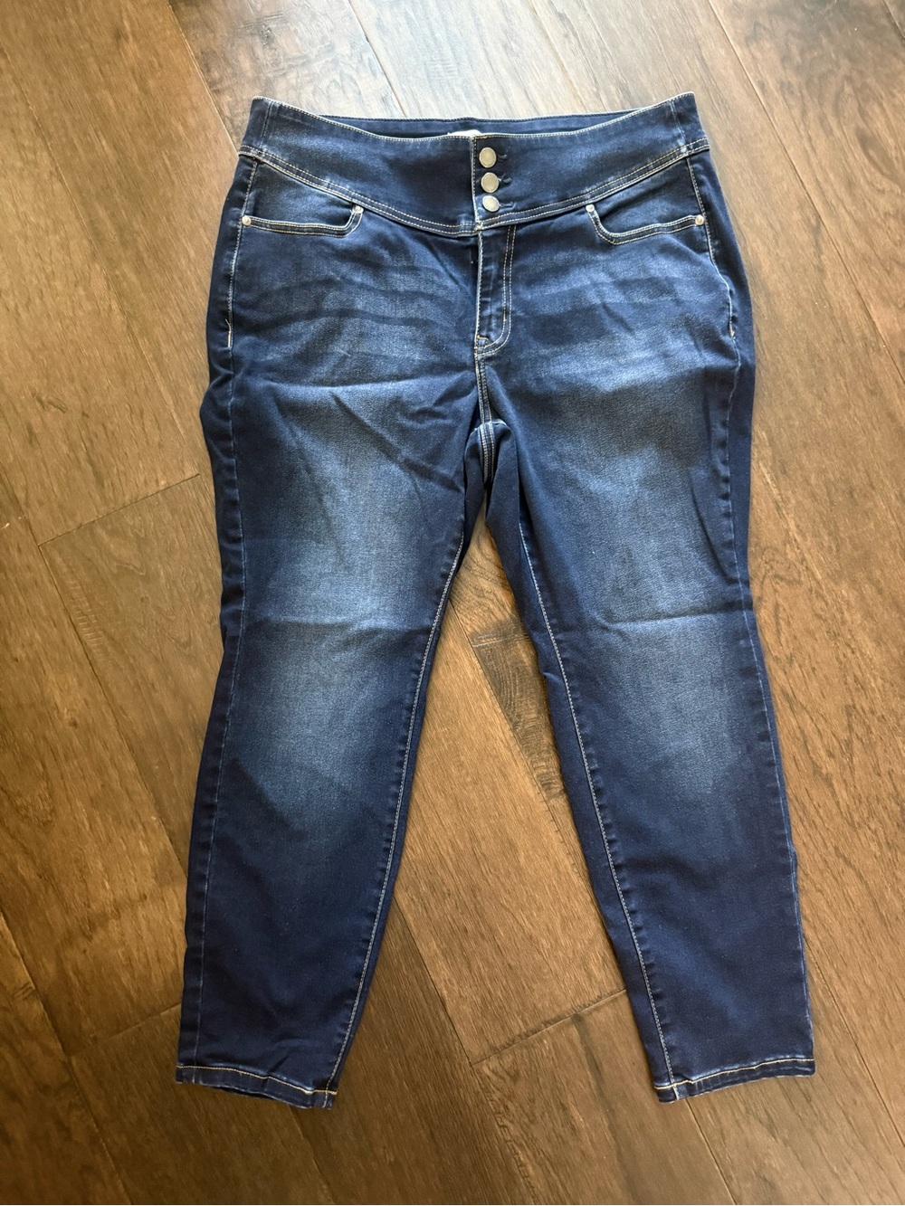 Lane Bryant dark wash jeggings